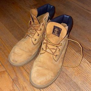 Gently Used Timberlands Workboots, Men’s size 6, women’s size 8